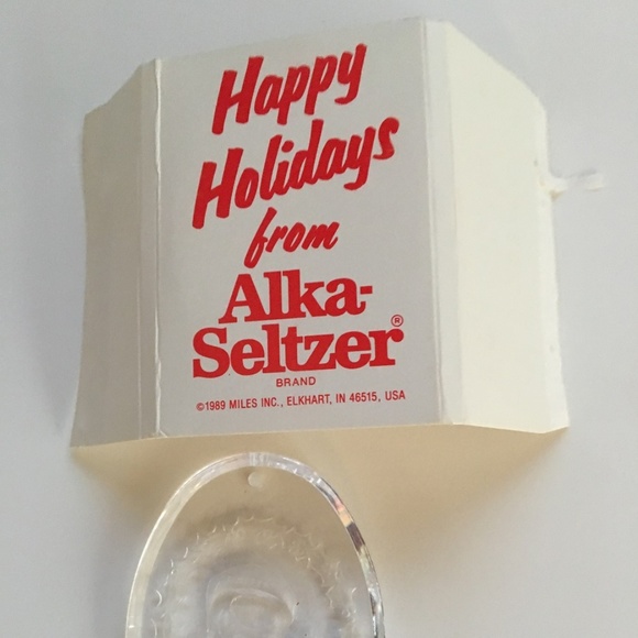 FREE BUNDLE GIFT == Advertising - Christmas Ornament - Alka Seltzer - Picture 1 of 4